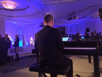Seaport Hotel December 2015 Dueling Pianos at the Boston Seaport Hotel; December 2015; Ricky Lauria, Piano
