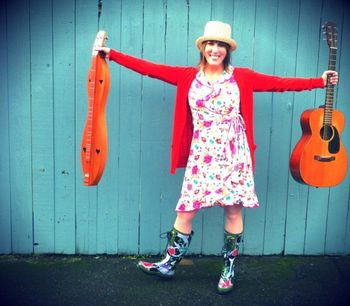 Ingrid Ferris Oly Girl! I think I look like someone who is ready to join a vaudeville show! A perfect shot to accompany my Cave Man Song!
