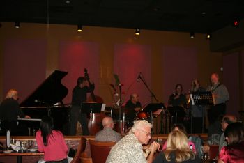Gerard Hagen, Joel Hamilton, Jerry Kalaf, Chuck Manning, Ron Stout & Gary Foster at Spaghettini Jazz