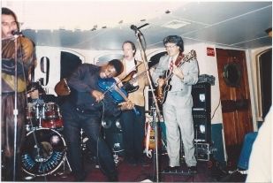 1987_The_original_Rich_Engel_Fantasy_Band Shown. Dave Valentin Noel Pointer, Larry Corryell, Danny toan.