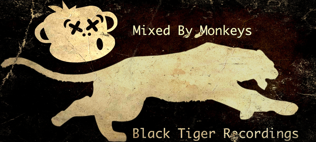 Mixed by Monkeys & Black Tiger Recordings Logos