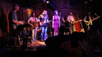 Saxon Pub, Austin, TX. The Mystiqueros. Apr.5'16. Tribute to Merle Haggard. Photo: Winker Withaneye.