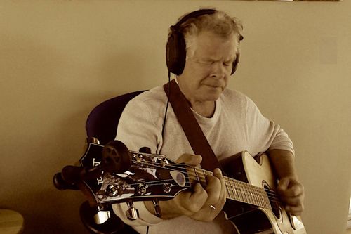 Patrick in the studio.