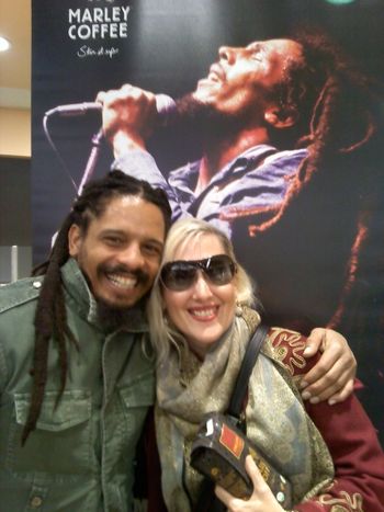 One Love Coffee! Had the pleasure of meeting Bob Marley's son, Rohan while supporting organic, sustainable farming. His "One Love" organic coffee is my fav!