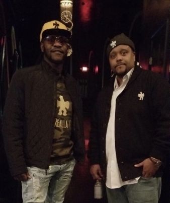 JDA Ent launch party Our founder flick up with the President of Heavygame.biz South at the JDA Ent launch party