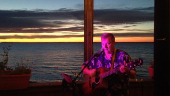 vlcsnap-2017-09-19-20h47m58s970-9601 Bob Performing at Public House in Hamburg, NY on a magical summer evening.