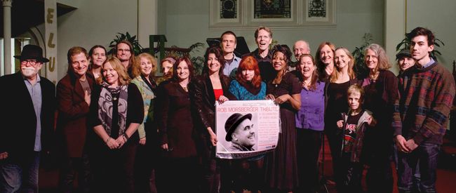 Musicians and Family at Rob Morsberger Tribute
