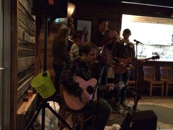 1463618_10151954537630782_1247775335_n Playing at the Pizza Peel. First Thursday of the month. Photo by David Harris.