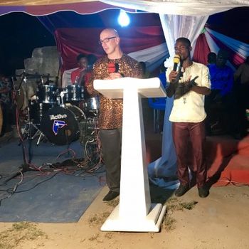 David Preaching Abakrampa Day_2 David preaching that a life that goes after God's plan for it is a life that pleases God.