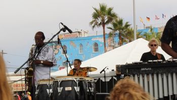 Venice. Beach Wave Festival Jack Fulks - Sax, Gene Stone - Drums, Mike Mowen - Bass, Steven McGill - Vibes