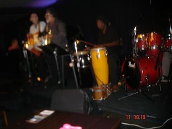 Gene Stone -Drums, Steven McGill - Congas, Gary Lenk - Bass, Max Vax - Trumpet/Vocals, Jeff Stetson Vitello's 9/11/2014 WaterColours Band reunited to perform in a benefit for Gene Stone