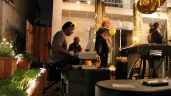 Hermosa_Beach__Party Steven McGill 0n Piano, Stefan Taylor on Percussion and Mike Mowen on Bass Guitar