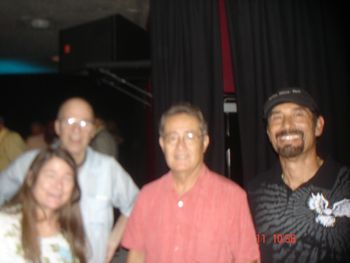 Margaret Stetson, Jeff Stetson, Steve Correll, Gary Lenk 9/11/2014 at Vitello's getting ready to call it a night.