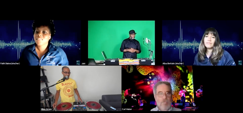 Dr. Faith Dukes, Jahi, Alisa Bettale, Miles Green, & Dr. Carl Haber.