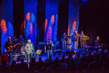 SOUL POWER (From L-R) Paul Diethelm, Jay O'Donnell, Bill Scherer, Julius Collins, Mike Zeleny, Kenni Holmen, Pete Emblom, Steve Strand, Greg Armstrong