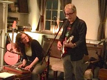 DP_live_at_the_Harcourt Arm - Ian & Liza testing the musical waters in their new home of Oxford, UK.