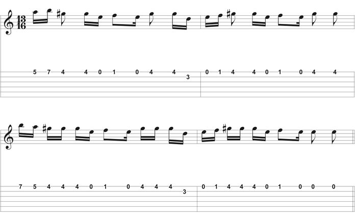 Learn-Bulgarian-Melody-for-Guitar-score-tabs