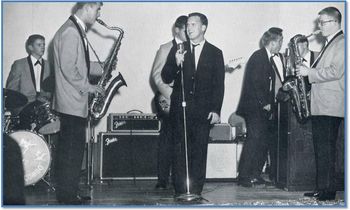The Chaser at Lynchburg College Jim Hamilton-drums, K.E.Fitzgerald-Sax, Mel Parker-vocal, Richard Hawkins-guitar, Ray Barbour, Terry Stinson and Neil Wingfield -sax and vocals