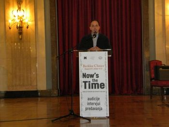 2011_belgrade_nowsthetime 2011 at Belgrade City Hall for the Berklee Clinics in Belgrade with Multikultivator.