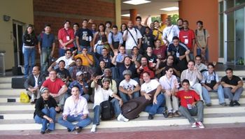 2007_panamajazzclinics 2007 Panama Jazz Festival students and instructors. This was the beginning of something truly special thanks to Pattie and Danilo!