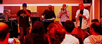 2012_retool_2 2012 We introduced Stephen Webber's Re:Tool with Raydar, Kai Turnbull, Dawaun Parker (off to the left on keys), Greg and I. Stephen transformed this into the master program in music technology and innovation.