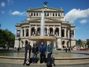 201405_Frankfurt_en_route 2014 at the Frankfurt Opera House with Alexia, Julien and Russ as we fly (literally) around the world on our way to Malaysia and Australia.