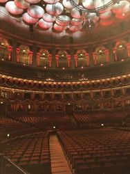 Royal Albert Hall before the audience arrives
