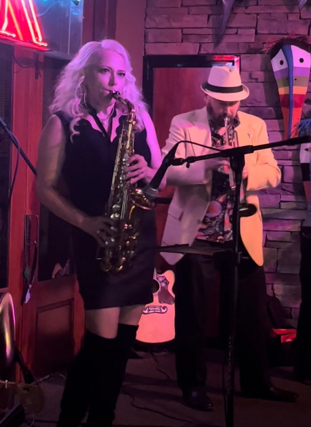 Suzanne Grzanna & Alex Otey perform at Tommy Rockets - Sister's in Music Event Las Vegas 2022