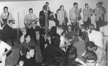 1964 Nomads Fayaton Bldg. Lance Witt, Larry Owen, Jamel Harrison, Dave Witt, Lew Fay, Steve Kilijanski, Mike Fay, Jack Stone