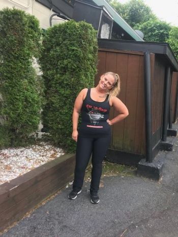 www.axetogrindmusic.com 666 Jenna looking amazing in the official axetogrind apperal