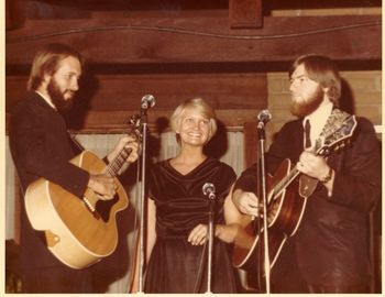 7 With Carol Wallace and Tom Petersen - in the Peter, Paul and Mary tribute band that became Mystery Play. This would have been one of our first gigs.