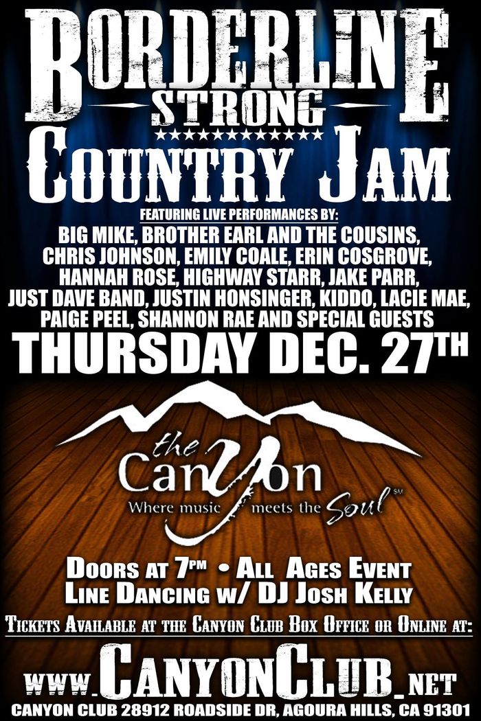 Borderline Strong Country Jam at the Canyon Club Agoura Hills
