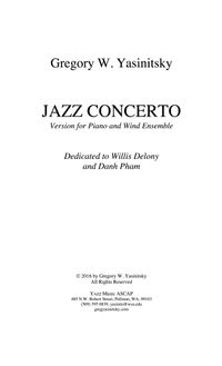 Link to PDF file of Jazz Concerto Wind Ensemble Score