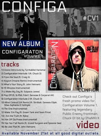 Configaration Volume 1 Press Kit | Front Download the #CV1 Press Kit.