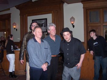 John Hammond After opening the show, Damian poses for a pic with legendary acoustic blues man John Hammond