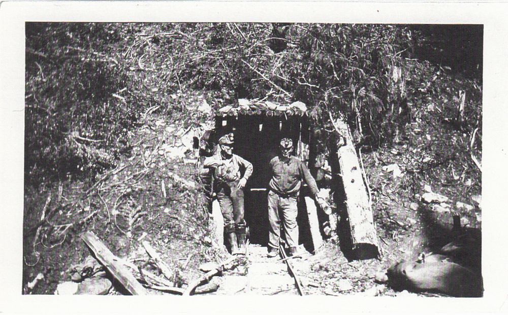 Harry Lefevre and Mike Slubowski at Snowdrop Mine on Cascade Hwy