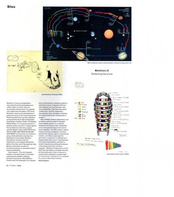 The Wire Magazine Notation’s 21 “The Wire Review” top picture is one page from the score Celestial Spheres