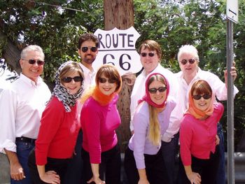 Towne Singers friends (Ember Vaughan of SOS to my left)