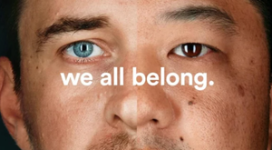 Airbnb puts customers front and center in their ads. 