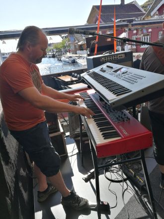 Arne Martinussen. Hammond, piano, trekkspill, synth