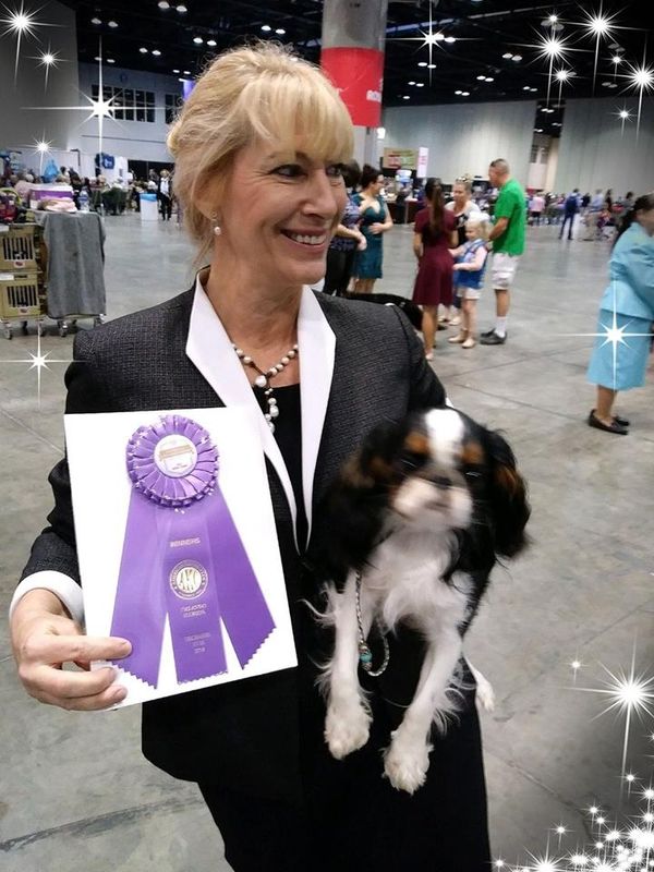 Virginia was so excited she couldn't stay still!