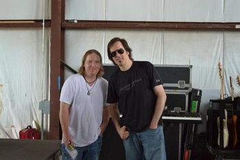I ran into Firehouse guitarist Bill Leverty before I went on stage at Rockfest 2012 in Cadott,WI. Very nice guy and a great player!