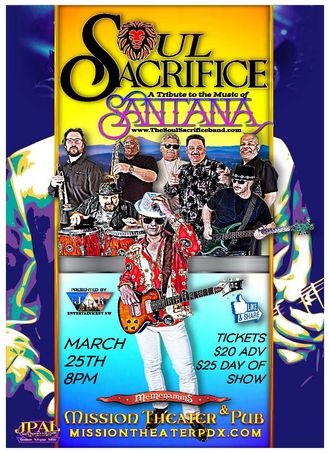 Soul Sacrifice at the Mission Theater Saturday March 25th