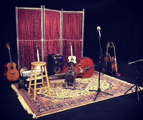 An "unplugged" setup. Perfect for small venues...private parties. Cute dog is extra.