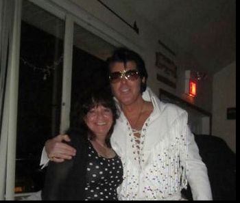 At the Tamaqua in brooklyn Jan 6th 2013. I was part of a benefit show to raise money for folks that lost so much do to hurricane Sandy. The event was hosted by Alive and Kickin. They had the hit TIGHTER and TIGHTER. The evening was a huge success Here im with my good friend Nancy