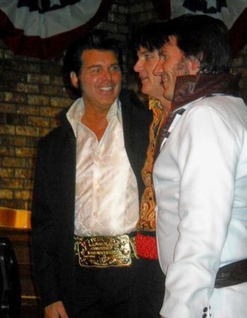 Me with Fellow ETA's Tony Witt and Andy Wood at Dads Place at the Clarion in Memphis for Elvis week 2012
