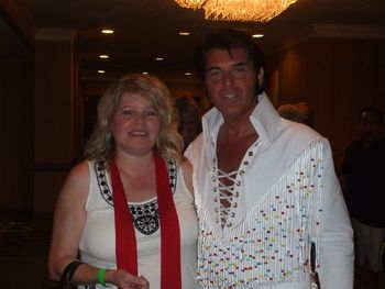 Same thing as the photo with Regina ,but its me with Theresa Elvis week 2011. Not really sure where this pic was taken,but i know we were in memphis