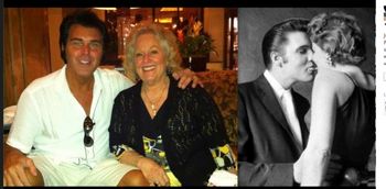 Me with Barbra Gray at the Peabody Hotel in Memphis Aug 2012. She is the famous mystery kiss lady with Elvis. Just a lovely woman.