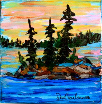 Title: "Island/Lake Superior"...located in Lake Superior Park five miles from Wawa. One of my kids favourite lakes to fish for big pike.