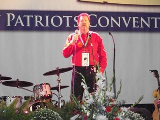 Bradley Ray Gudgeon at the Patriot's Convention, Richmond, VA Sept. 2010